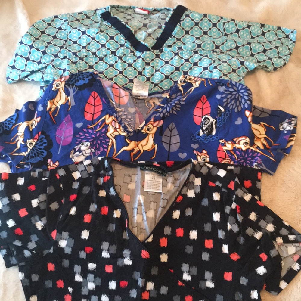Scrub tops